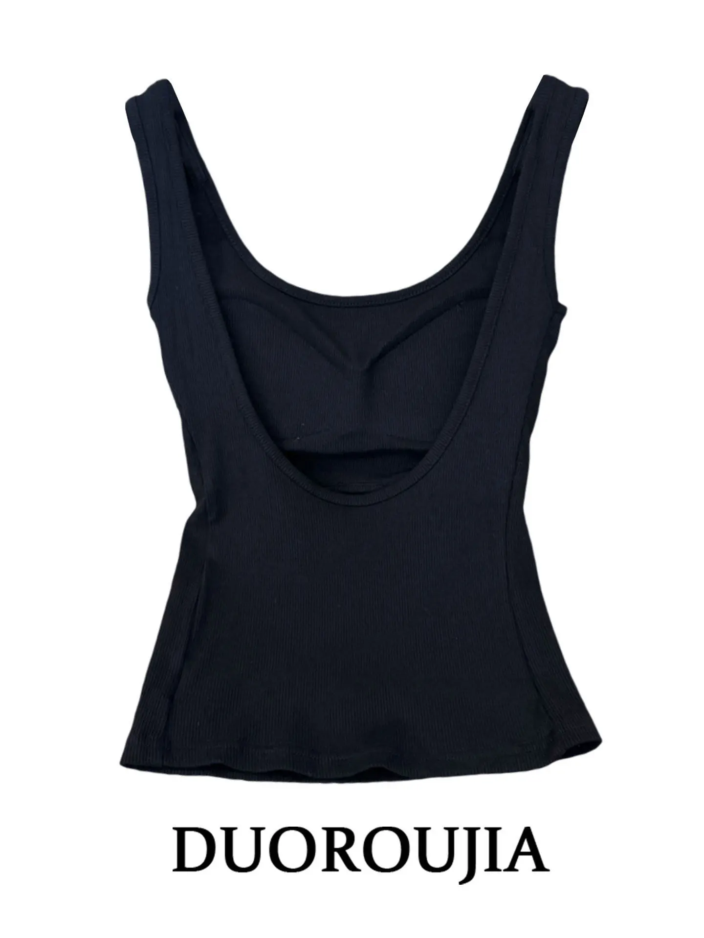 Black Backless Vest Women's Slim Fit Top with Chest Pad Large Size Design Spring Fashion plus Size Clothing Skin-friendly Bre...
Black Backless Vest Women's Slim Fit Top with Chest Pad Large Size Design Spring Fashion plus Size Clothing Skin-friendly Bre...