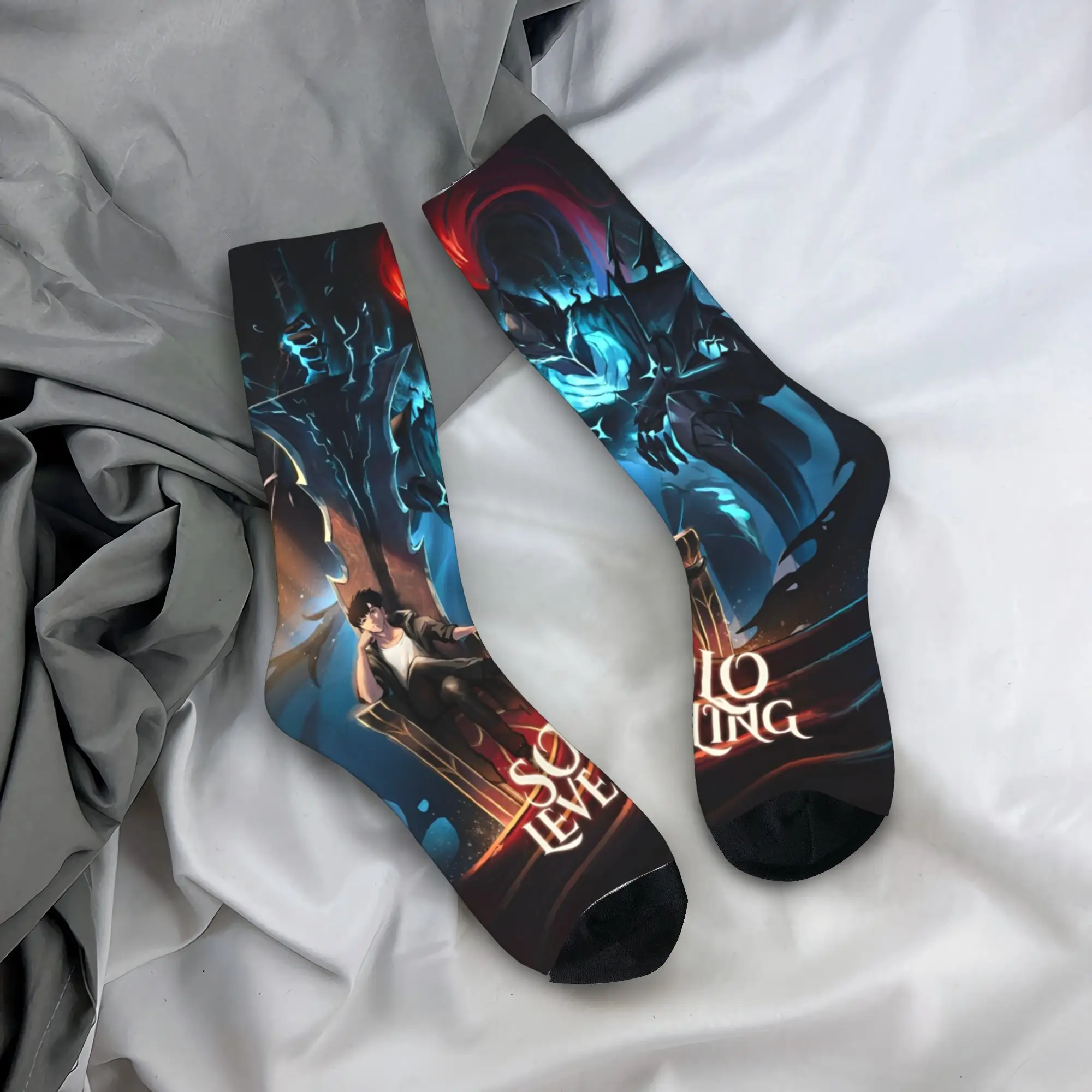 Solos Levelings Print Crew Socks Accessories for Sports Wear Breathable Stockings
Solos Levelings Print Crew Socks Accessories for Sports Wear Breathable Stockings