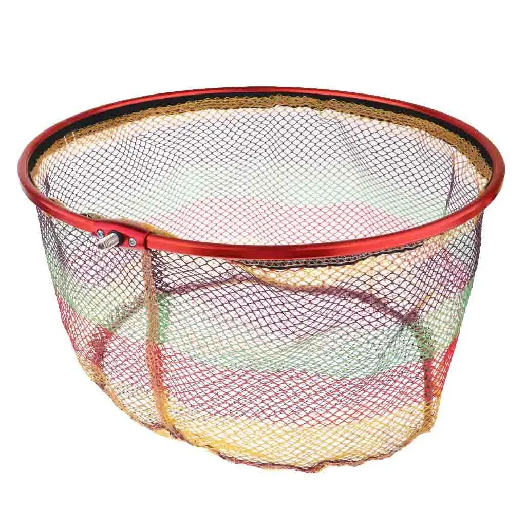 Brail Net Aluminum Alloy Folding Landing Net Round Mesh Dipnet Tackle for Saltwater Freshwater Angling
Brail Net Aluminum Alloy Folding Landing Net Round Mesh Dipnet Tackle for Saltwater Freshwater Angling