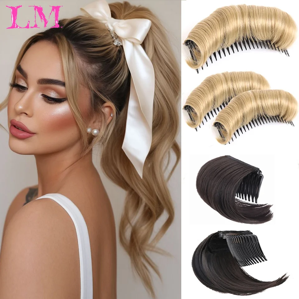 LM Synthetic Hair Invisible Bangs Pad High Straight Hair Up False Hair Accessories Natural Hair Extension For Women Wig
LM Synthetic Hair Invisible Bangs Pad High Straight Hair Up False Hair Accessories Natural Hair Extension For Women Wig