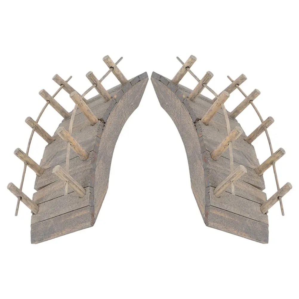 2Pcs Miniature Wooden Arch Bridge 15Cm for Dollhouse Garden Outdoor Mini Scene Fish Tank Landscape Pond Decor Fairy Garden
2Pcs Miniature Wooden Arch Bridge 15Cm for Dollhouse Garden Outdoor Mini Scene Fish Tank Landscape Pond Decor Fairy Garden