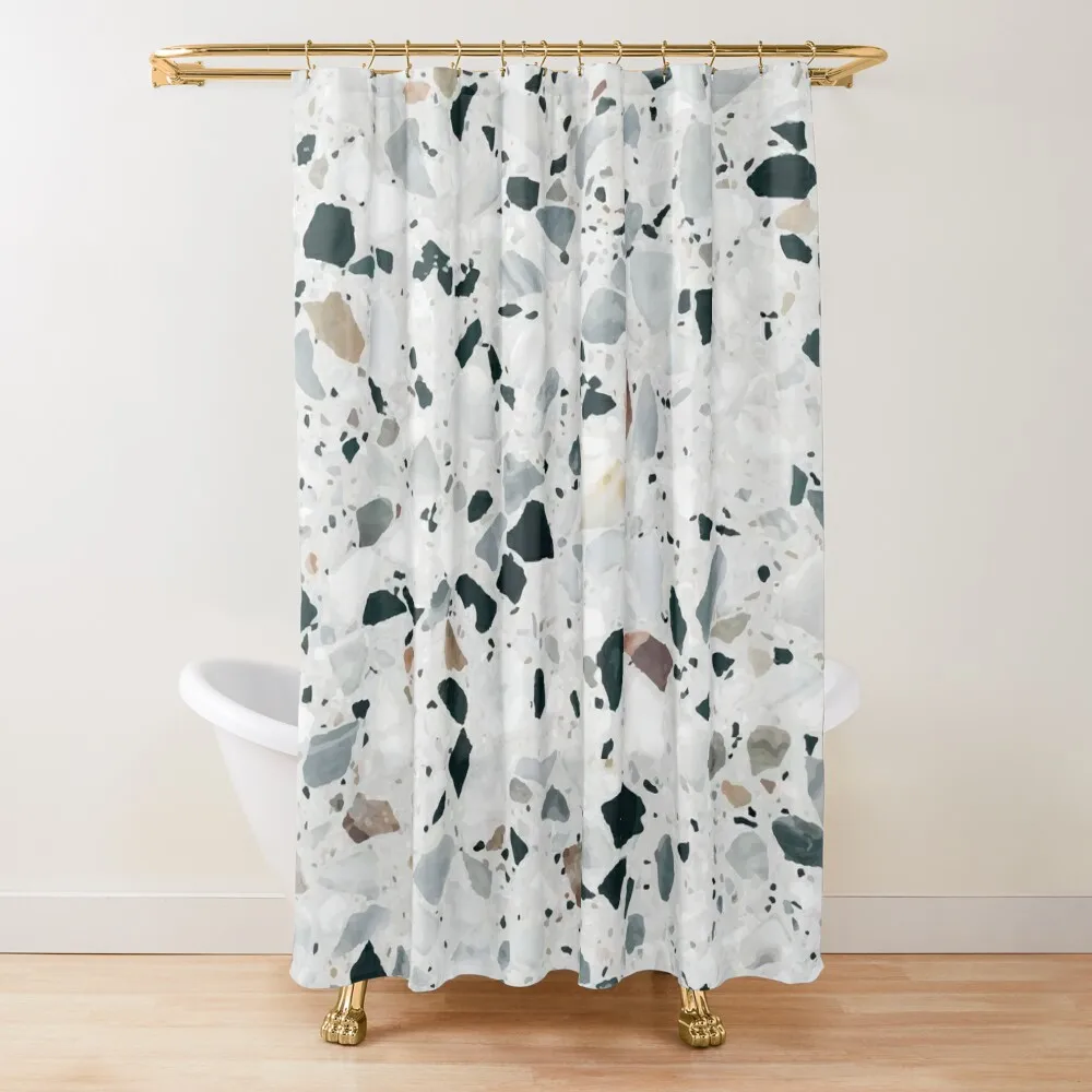 Terrazzo Print - Pastel Blue Shower Curtain Bathroom Shower Set In The Bathroom Curtain
Terrazzo Print - Pastel Blue Shower Curtain Bathroom Shower Set In The Bathroom Curtain