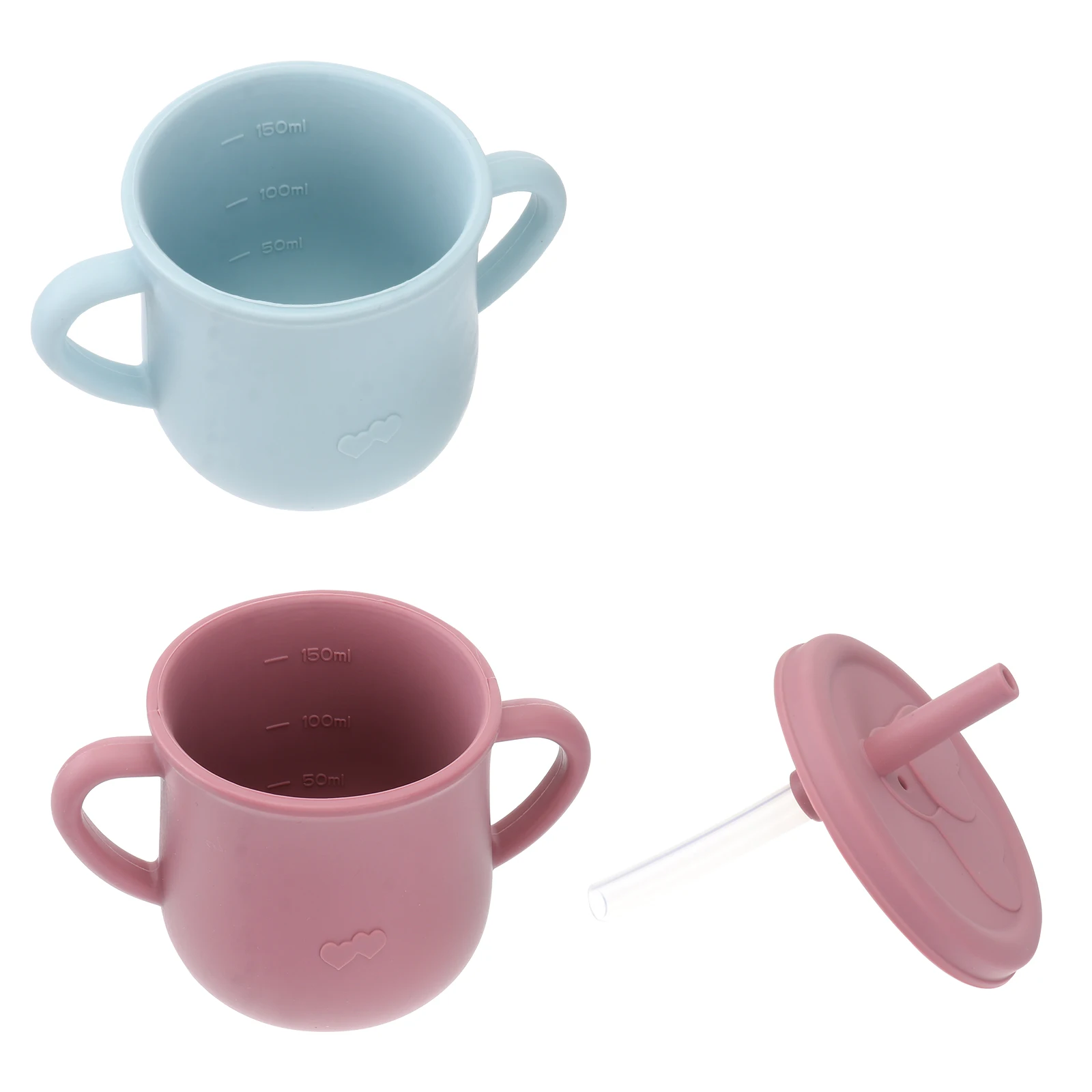 2pcs Silicone Straw Cup Sippy Kids Cups Spill Proof Toddler Baby Leak Durable Eco Friendly Training Double Handles
2pcs Silicone Straw Cup Sippy Kids Cups Spill Proof Toddler Baby Leak Durable Eco Friendly Training Double Handles