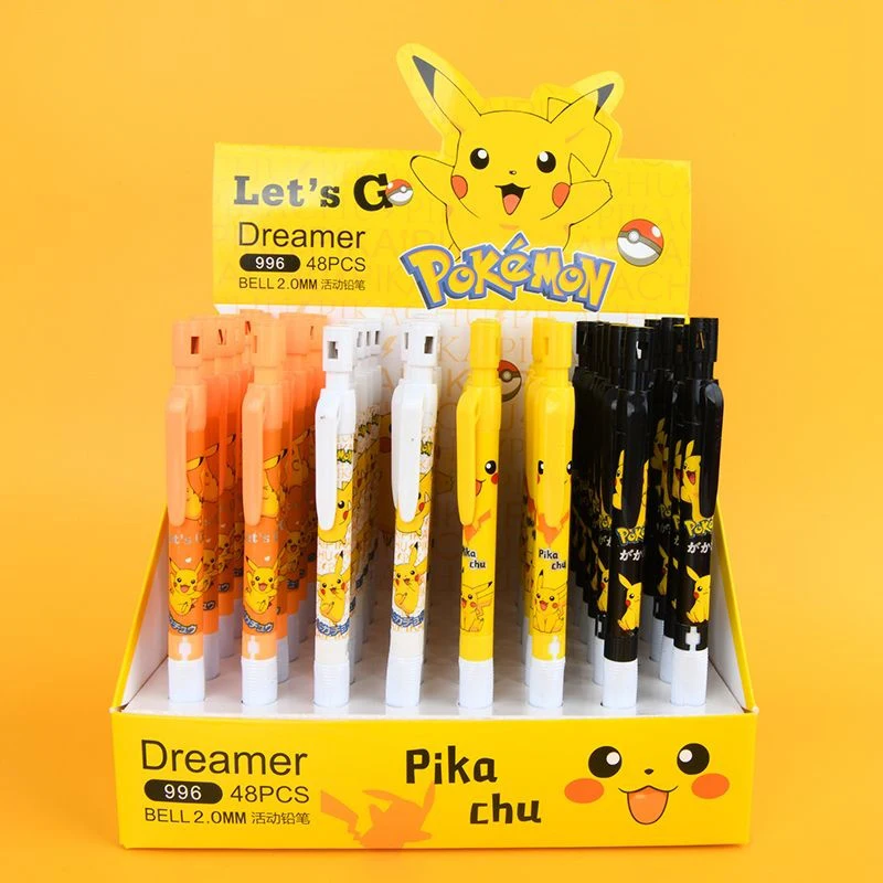 30/60 шт. Kawaii Pokemon механический карандаш мультфильм 2,0 мм рисунок письмо автоматическая ручка школьные канцелярские товары
30/60 шт. Kawaii Pokemon механический карандаш мультфильм 2,0 мм рисунок письмо автоматическая ручка школьные канцелярские товары
