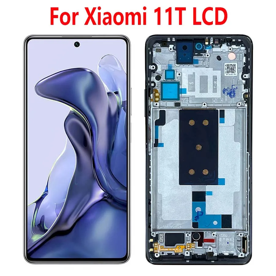 100% Tested Screen For Xiaomi 11T LCD Display Screen Touch Panel Digitizer Replacement Parts For Xiaomi 11T Pro With Frame
100% Tested Screen For Xiaomi 11T LCD Display Screen Touch Panel Digitizer Replacement Parts For Xiaomi 11T Pro With Frame