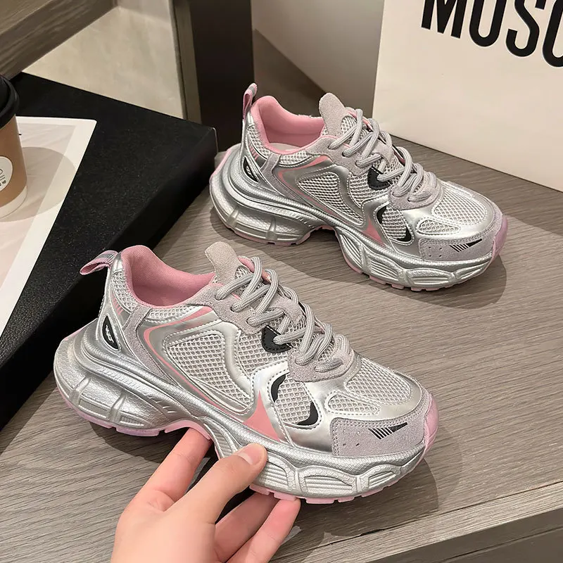 Dad Shoes Women 2024 Spring New Genuine Leather Thick Sole Anti slip Lightweight Casual WomenTrendy Brand Sports Shoes
Dad Shoes Women 2024 Spring New Genuine Leather Thick Sole Anti slip Lightweight Casual WomenTrendy Brand Sports Shoes