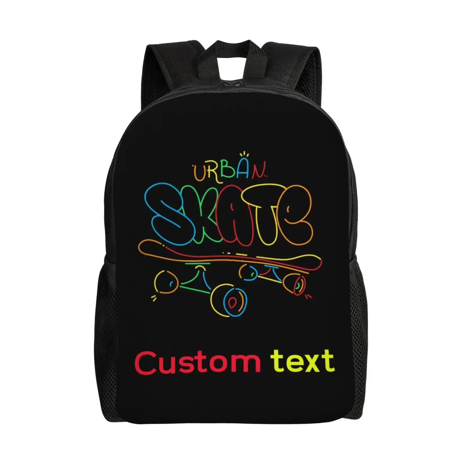1pc Urban Skate Customizable Backpack - Casual Polyester with Adjustable Straps, Laptop Compartment, Zipper Closure, Hand Washab
1pc Urban Skate Customizable Backpack - Casual Polyester with Adjustable Straps, Laptop Compartment, Zipper Closure, Hand Washab