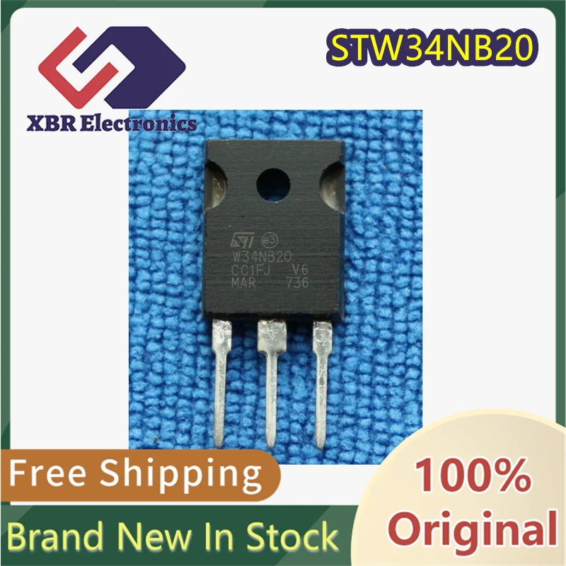 (5/50 piece) W34NB20 STW34NB20 TO-247 200V 34A Brand New Genuine Original Product In Stock Fast Shipping Free Shipping 
(5/50 piece) W34NB20 STW34NB20 TO-247 200V 34A Brand New Genuine Original Product In Stock Fast Shipping Free Shipping