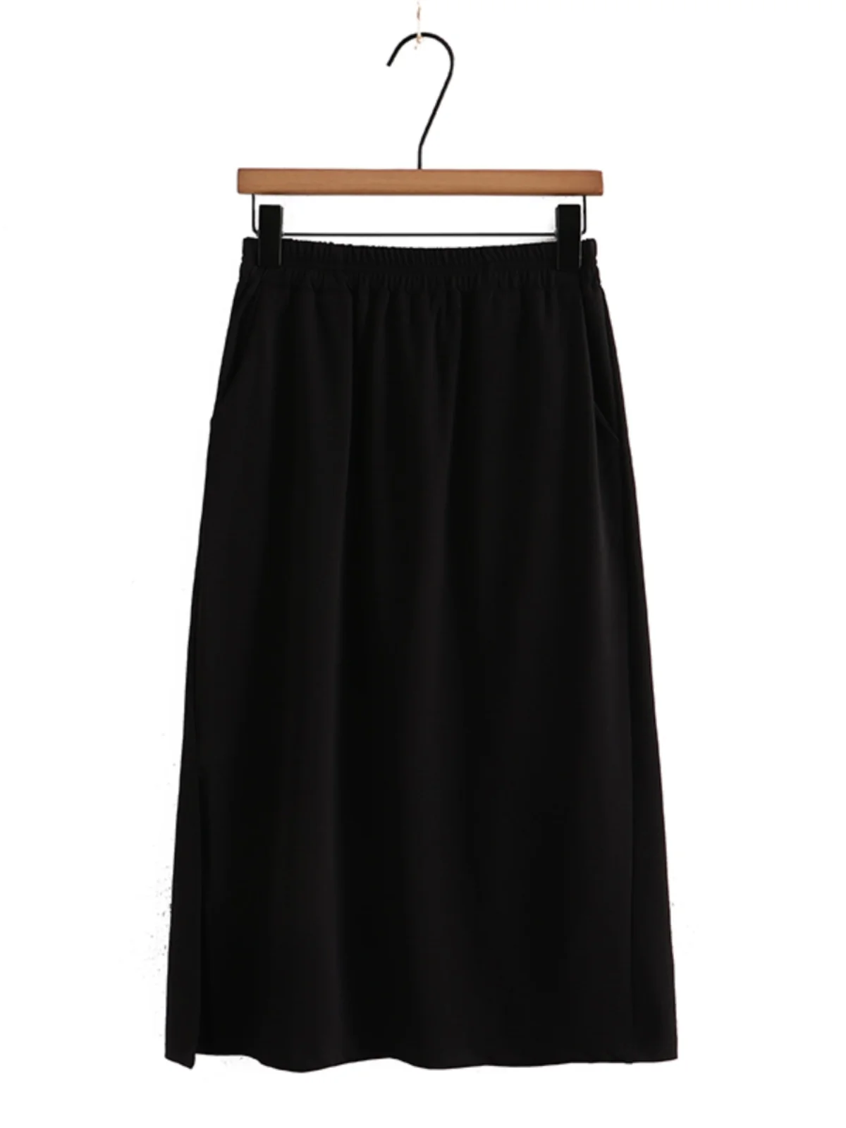 Ice Silk Slit Midi Skirt Women's Spring Summer High Waist Slimming Large Size Fashion Black One Step Straight Tube Skirt
Ice Silk Slit Midi Skirt Women's Spring Summer High Waist Slimming Large Size Fashion Black One Step Straight Tube Skirt