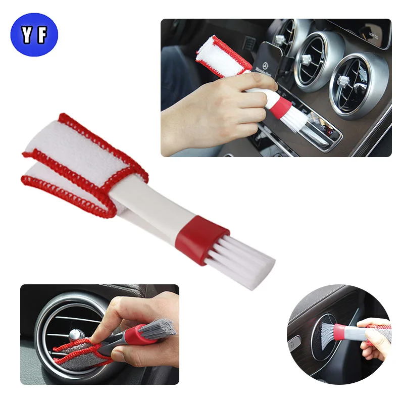 Multi-function Double Head Gap Brush Car Air Conditioning Air Outlet Cleaning Brush Shutter Keyboard Dust Removal Brush
Multi-function Double Head Gap Brush Car Air Conditioning Air Outlet Cleaning Brush Shutter Keyboard Dust Removal Brush