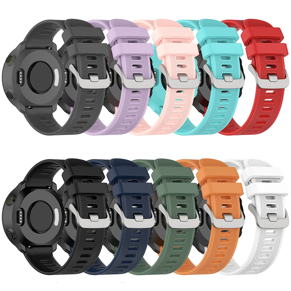 20mm Silicone Strap for Garmin Forerunner 55 158 245 645 Smart Watch Band for Samsung Galaxy Watch 42mm Active 2 40mm 44mm
20mm Silicone Strap for Garmin Forerunner 55 158 245 645 Smart Watch Band for Samsung Galaxy Watch 42mm Active 2 40mm 44mm