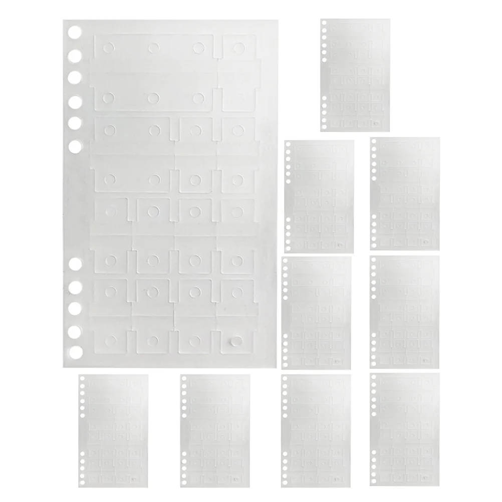 10 Sheets Adhesive Index Tabs for A5 A6 Notebooks PVC Sticky Page Markers for Books Binders File Folders Labeling and Annotation
10 Sheets Adhesive Index Tabs for A5 A6 Notebooks PVC Sticky Page Markers for Books Binders File Folders Labeling and Annotation