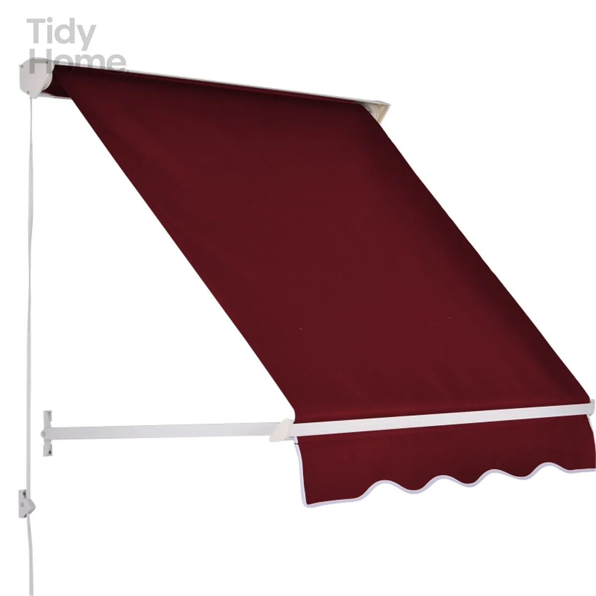 Outsunny Retractable Awning 71" L x 27.5" W, Manual Crank, UV Water-Resistant, Aluminum Frame, Wine Red
Outsunny Retractable Awning 71" L x 27.5" W, Manual Crank, UV Water-Resistant, Aluminum Frame, Wine Red