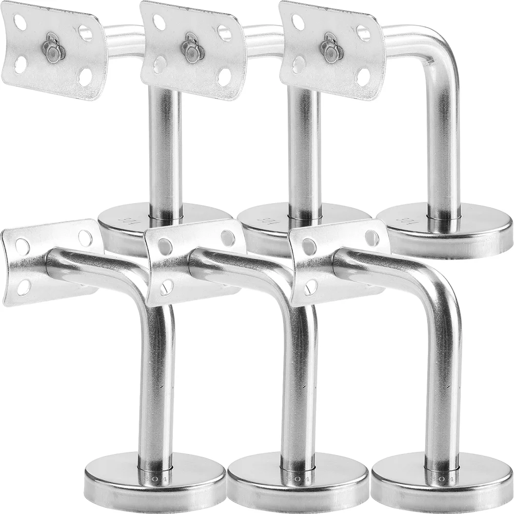 6 Pcs Stainless Steel Handrail Bracket Holder for Stairs Deck Railing Support Brackets Wall Hook Banister High
6 Pcs Stainless Steel Handrail Bracket Holder for Stairs Deck Railing Support Brackets Wall Hook Banister High