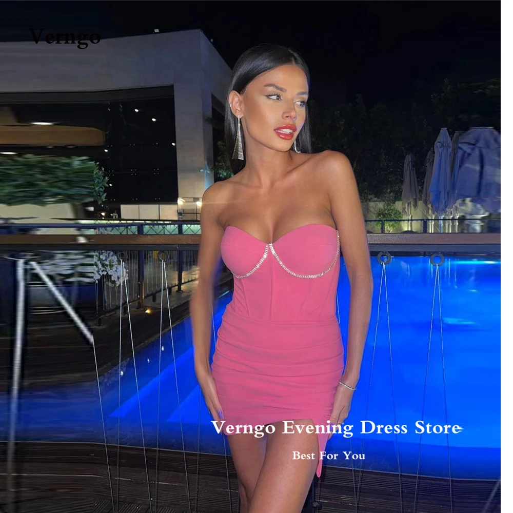 Verngo Sexy Sweetheart Short Mini Prom Party Dresses Arabic Sequin Shiny Formal Evening Gowns Night Beach Cocktail Dress
Verngo Sexy Sweetheart Short Mini Prom Party Dresses Arabic Sequin Shiny Formal Evening Gowns Night Beach Cocktail Dress