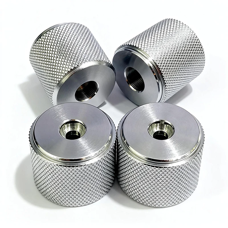 Custom Precision CNC Machining Milling Turning Replacement Parts CNC Machining Service Aluminum Knurled Adjustment Knob
Custom Precision CNC Machining Milling Turning Replacement Parts CNC Machining Service Aluminum Knurled Adjustment Knob