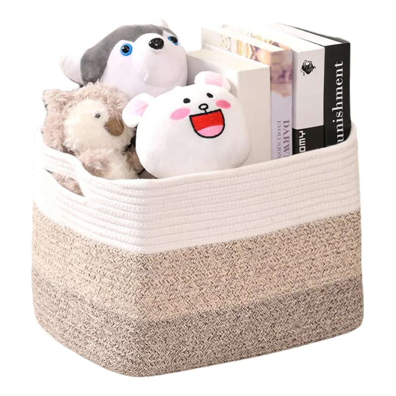 Плетеная корзина для хранения в стиле бохо из хлопчатобумажной веревки, прямоугольная корзина из хлопчатобумажной веревки для организации, корзина для хранения игрушек, полотенец, книг, идея подарка
Плетеная корзина для хранения в стиле бохо из хлопчатобумажной веревки, прямоугольная корзина из хлопчатобумажной веревки для организации, корзина для хранения игрушек, полотенец, книг, идея подарка