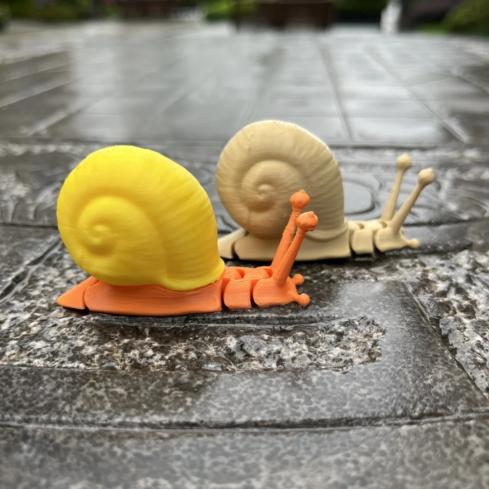 3D Printed Simulated Snail Creative Movable Snail Figurines Fidget Toys 3D Printed Toys Home Decor Desktop Ornament for Gifts
3D Printed Simulated Snail Creative Movable Snail Figurines Fidget Toys 3D Printed Toys Home Decor Desktop Ornament for Gifts