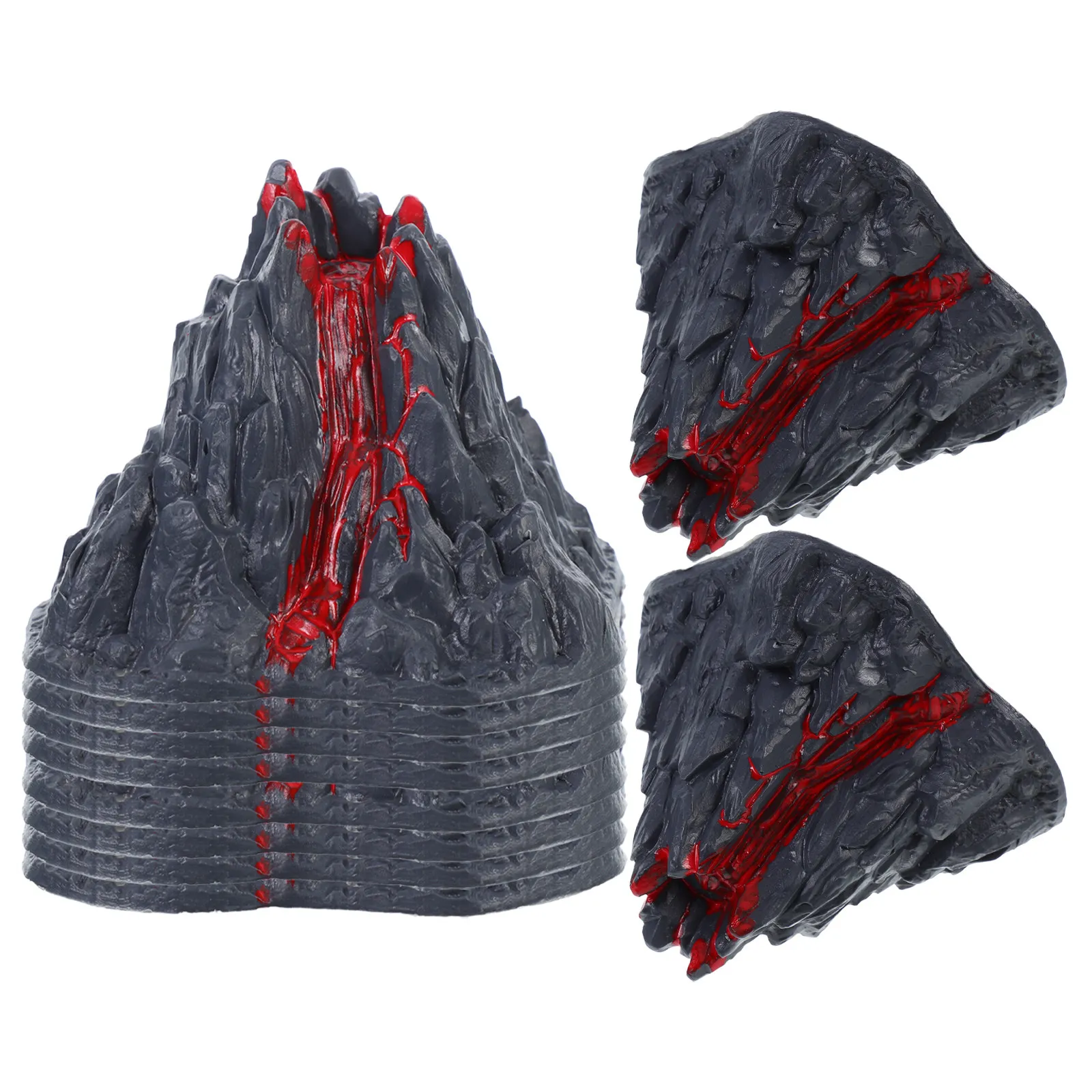 10Pcs Vivid Desktop Volcano Decoration with Realistic Shape Craftsmanship for Party Supplies Home Interior Design Landscape
10Pcs Vivid Desktop Volcano Decoration with Realistic Shape Craftsmanship for Party Supplies Home Interior Design Landscape