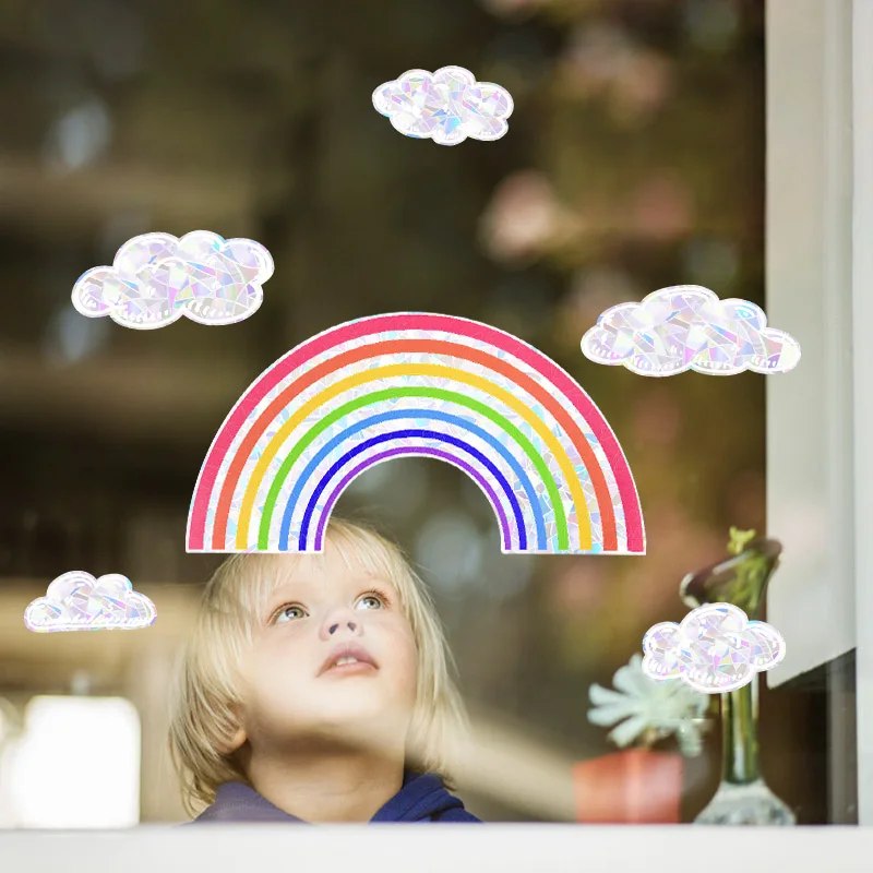 Colorful Rainbow Sun Catcher Window Glass Stickers Wall Decals Home Decoration Self Adhesive Electrostatic Mural PVC Decal
Colorful Rainbow Sun Catcher Window Glass Stickers Wall Decals Home Decoration Self Adhesive Electrostatic Mural PVC Decal