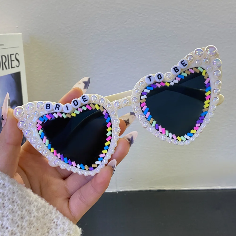Bride To Be Sunglasses Light Luxury Rhinestone Pearl Heart Shaped Glasses Bridal Shower Wedding Gift Bachelorette Party Decor
Bride To Be Sunglasses Light Luxury Rhinestone Pearl Heart Shaped Glasses Bridal Shower Wedding Gift Bachelorette Party Decor