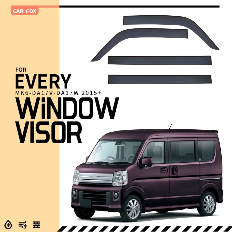 Пластиковый оконный козырек для SUZUKI each Landy DA64V DA52W DA32W DA17V DA17 1999-2023, вентиляционные оттенки, защита от солнца, дождя, 4 шт./комплект
Пластиковый оконный козырек для SUZUKI each Landy DA64V DA52W DA32W DA17V DA17 1999-2023, вентиляционные оттенки, защита от солнца, дождя, 4 шт./комплект