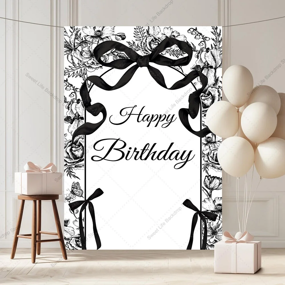 Black Floral Fabric Photo Background Girl Birthday Party Banner Backdrop Decor Photo Props
Black Floral Fabric Photo Background Girl Birthday Party Banner Backdrop Decor Photo Props