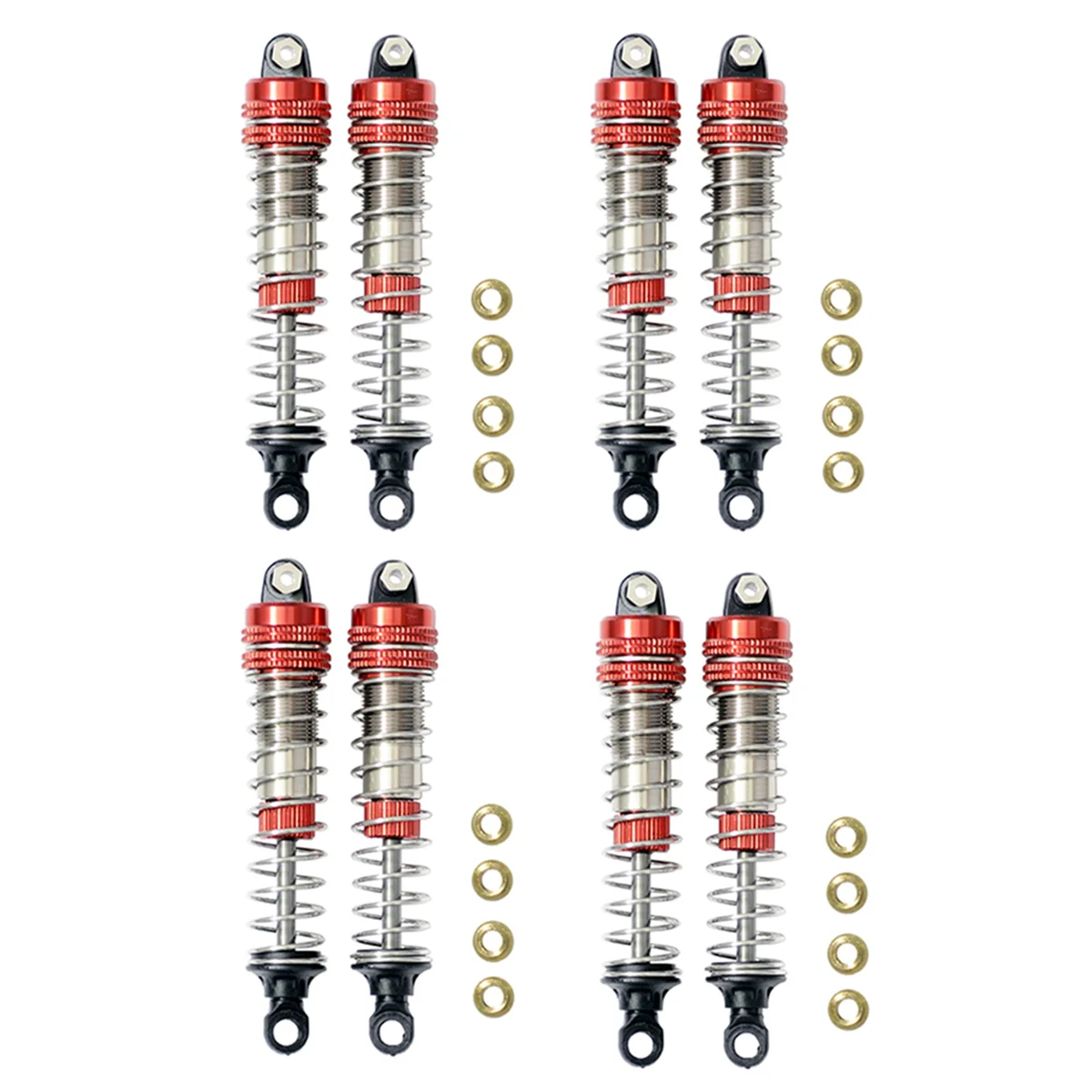 Y34A 8Pcs Front Rear Fit for 9115 S911 9116 S916 9125 1/10 1/12 RC Car Upgrade Accessories,Red
Y34A 8Pcs Front Rear Fit for 9115 S911 9116 S916 9125 1/10 1/12 RC Car Upgrade Accessories,Red
