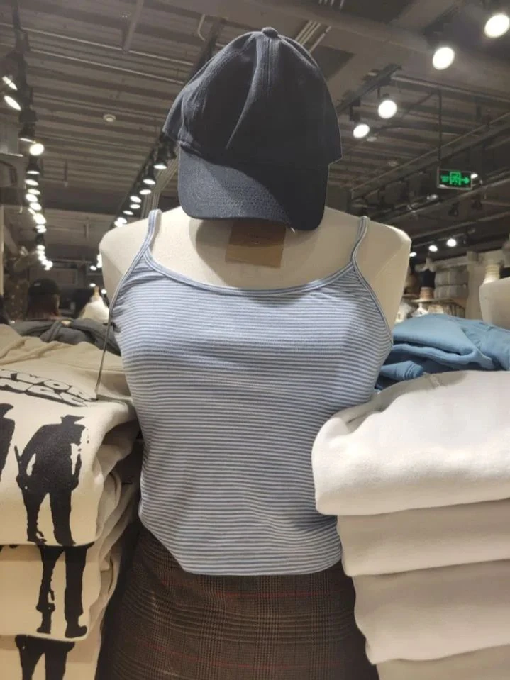 Новый синий полосатый тонкий укороченный топ для женщин, летний хлопковый укороченный топ с короткими рукавами, винтажная базовая уличная одежда, жилет Y2k, майки 
Новый синий полосатый тонкий укороченный топ для женщин, летний хлопковый укороченный топ с короткими рукавами, винтажная базовая уличная одежда, жилет Y2k, майки