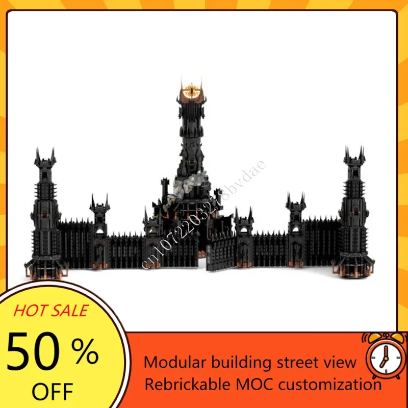 15988 шт. LOTR Black Gate Barad-dûr модульный MOC креативная модель с видом на улицу строительные блоки архитектура DIY образовательные игрушки подарки
15988 шт. LOTR Black Gate Barad-dûr модульный MOC креативная модель с видом на улицу строительные блоки архитектура DIY образовательные игрушки подарки
