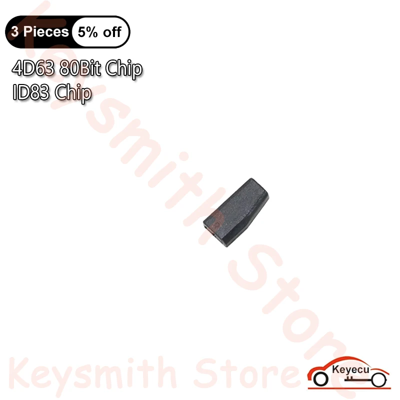 KEYECU 4D63 ID83 80Bit углеродный чип транспондера для Mazda Ford, поддерживает все ключи, потерянные
KEYECU 4D63 ID83 80Bit углеродный чип транспондера для Mazda Ford, поддерживает все ключи, потерянные