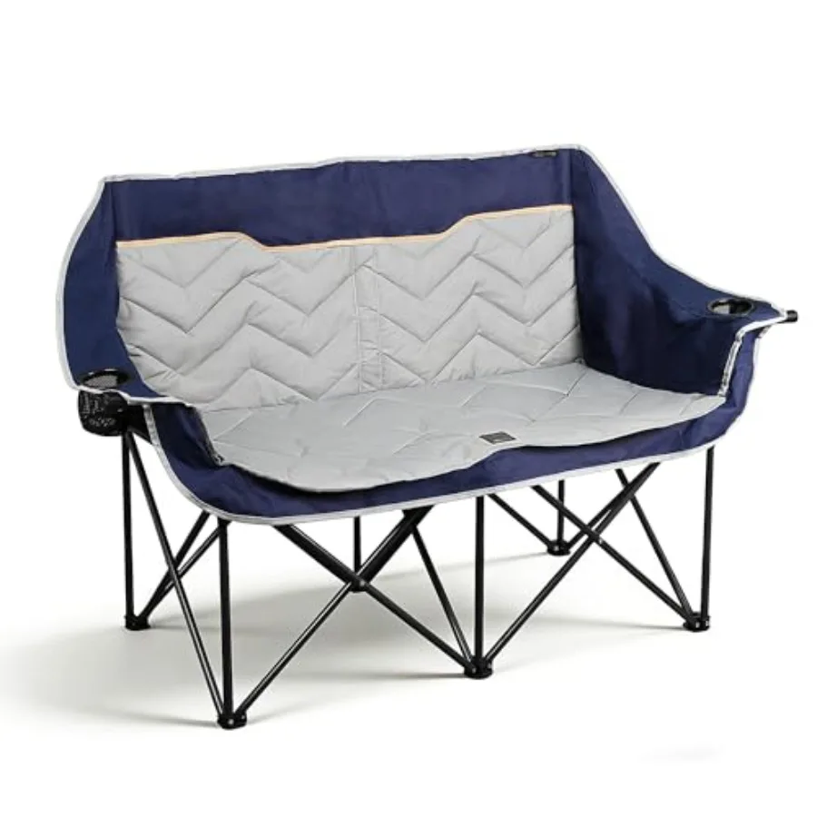 Double Camping Chair Padded Loveseat Camping Couch Oversized 2 Person Camp Chairs with Carry Bag Heavy Duty Folding Lawn Chair
Double Camping Chair Padded Loveseat Camping Couch Oversized 2 Person Camp Chairs with Carry Bag Heavy Duty Folding Lawn Chair