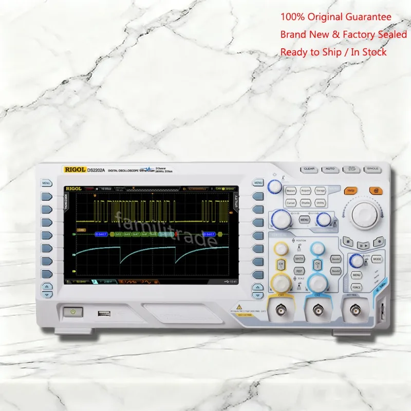 1PC NEW RIGOL DS2202A In Stock Digital Oscilloscope DS2000A Series 2CH 200MHz 2GSa/s 56Mpts Original Box
1PC NEW RIGOL DS2202A In Stock Digital Oscilloscope DS2000A Series 2CH 200MHz 2GSa/s 56Mpts Original Box
