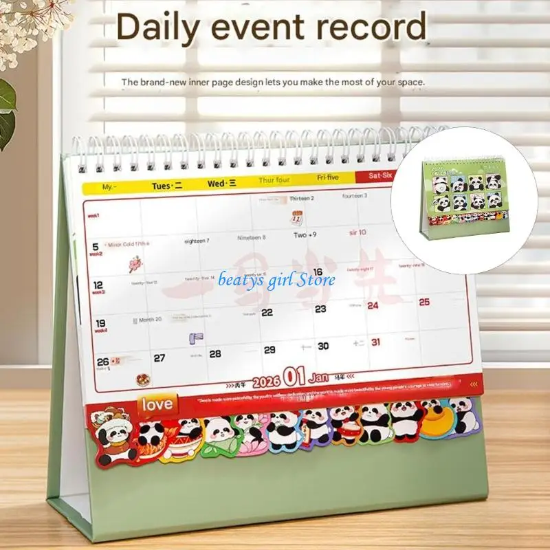 C7AB 2026 Light Weight Daily Planner Calendar For Work Travel Study Sturdy Paper Pages Easy To Carry Mini Desk Calendar
C7AB 2026 Light Weight Daily Planner Calendar For Work Travel Study Sturdy Paper Pages Easy To Carry Mini Desk Calendar