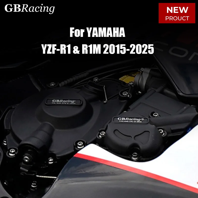 Engine Cover Motorcycle Protection Covers Protective Case Set GBRacing Engine Protection YZF-R1 & R1M 2015-2025
Engine Cover Motorcycle Protection Covers Protective Case Set GBRacing Engine Protection YZF-R1 & R1M 2015-2025