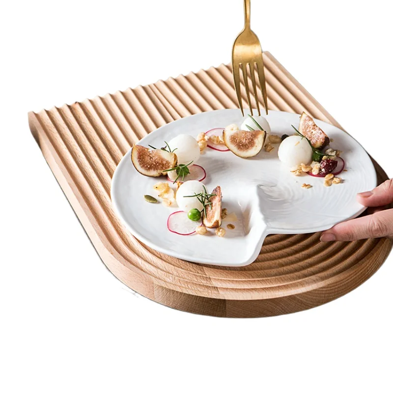 :Creative Western Food Steak Pasta Plate Black and White Rockery Art Fruit Salad Breakfast Flat Plate Hotel Restaurant Tableware
:Creative Western Food Steak Pasta Plate Black and White Rockery Art Fruit Salad Breakfast Flat Plate Hotel Restaurant Tableware
