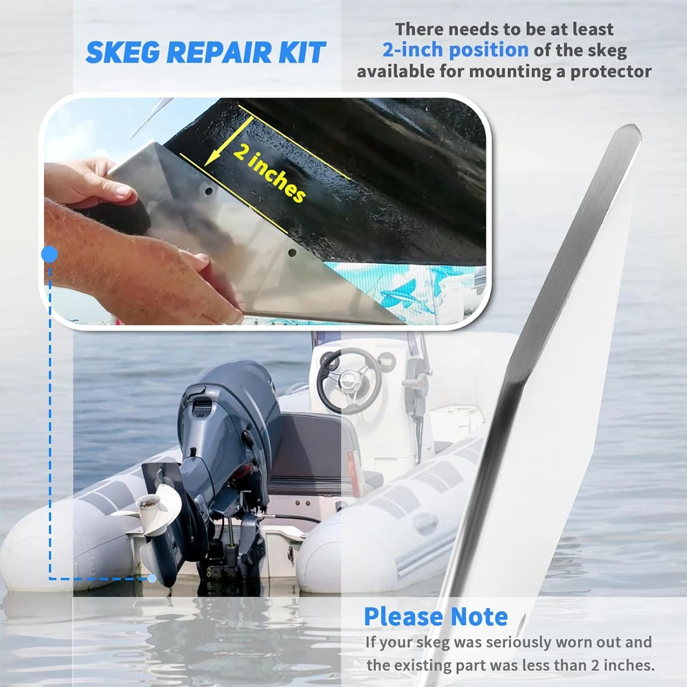 35-SS625 Skeg Guard Kit Safe-Skeg Stainless Steel Protector Fit for Mercury/Mariner, Honda, and Force Models Outboard Repair Kit
35-SS625 Skeg Guard Kit Safe-Skeg Stainless Steel Protector Fit for Mercury/Mariner, Honda, and Force Models Outboard Repair Kit