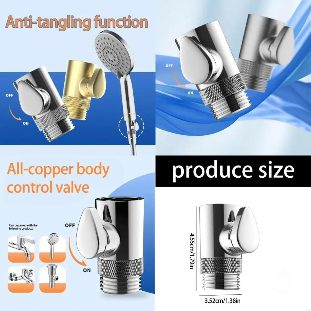 M7DA Многофункциональные поворотные запорные клапаны для душевой насадки Контроль потока воды Система фильтров Металлическая для
M7DA Многофункциональные поворотные запорные клапаны для душевой насадки Контроль потока воды Система фильтров Металлическая для