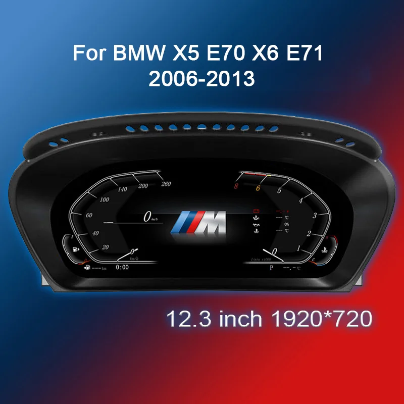 Digital Instrument Cluster for BMW X5 E70 X6 E71 2006-2013 Speedometer,Dashboard,12.3’’ HD screen anti-glare
Digital Instrument Cluster for BMW X5 E70 X6 E71 2006-2013 Speedometer,Dashboard,12.3’’ HD screen anti-glare
