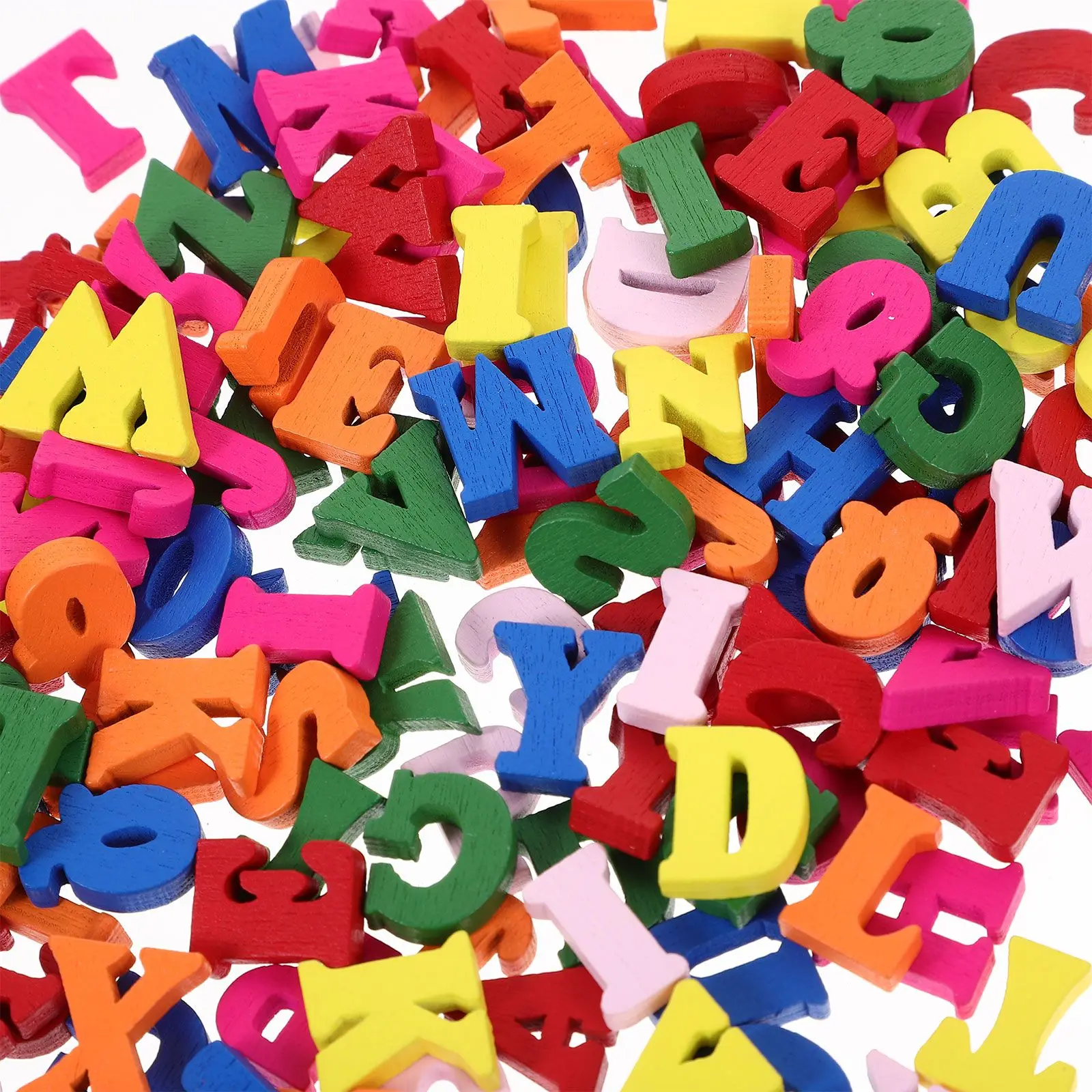 200 Pcs Wooden Letters for Crafts Large Alphabet Slices DIY Wall Decor Kids Project Smooth Bright Double Side
200 Pcs Wooden Letters for Crafts Large Alphabet Slices DIY Wall Decor Kids Project Smooth Bright Double Side