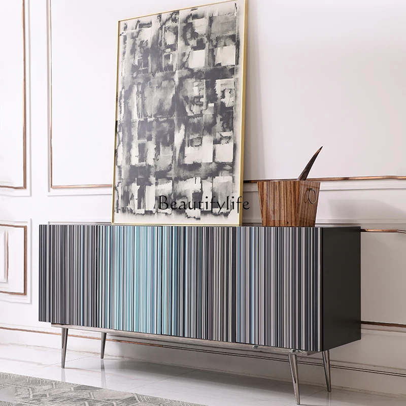 Light luxury side cabinet Modern simple living room locker against the wall Creative
Light luxury side cabinet Modern simple living room locker against the wall Creative