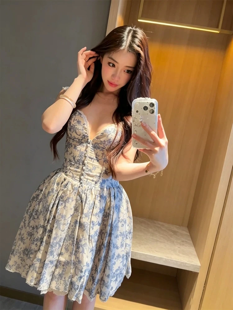 XZY Floral Print V-Neck Short Dress Women's plus Size Summer Casual High Waist A-Line Skirt Sexy Deep V-Neck Puffy Dress
XZY Floral Print V-Neck Short Dress Women's plus Size Summer Casual High Waist A-Line Skirt Sexy Deep V-Neck Puffy Dress