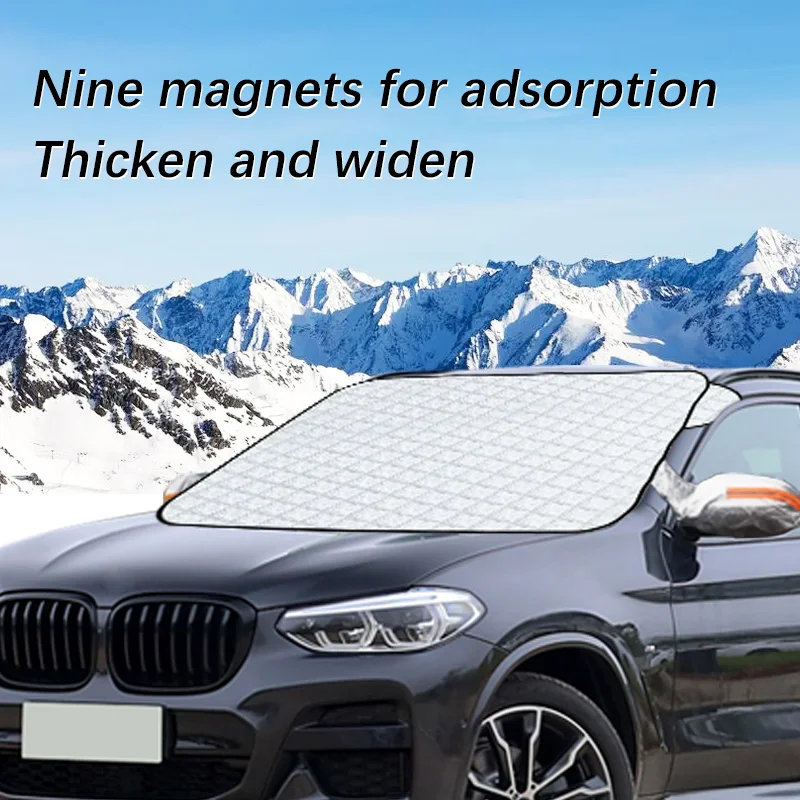 Magnetic Car Windshield Snow Cover Winter Ice-Frost Guard Sun Shade Protector For BMW X4 2013-2022 Exterior Accessories
Magnetic Car Windshield Snow Cover Winter Ice-Frost Guard Sun Shade Protector For BMW X4 2013-2022 Exterior Accessories
