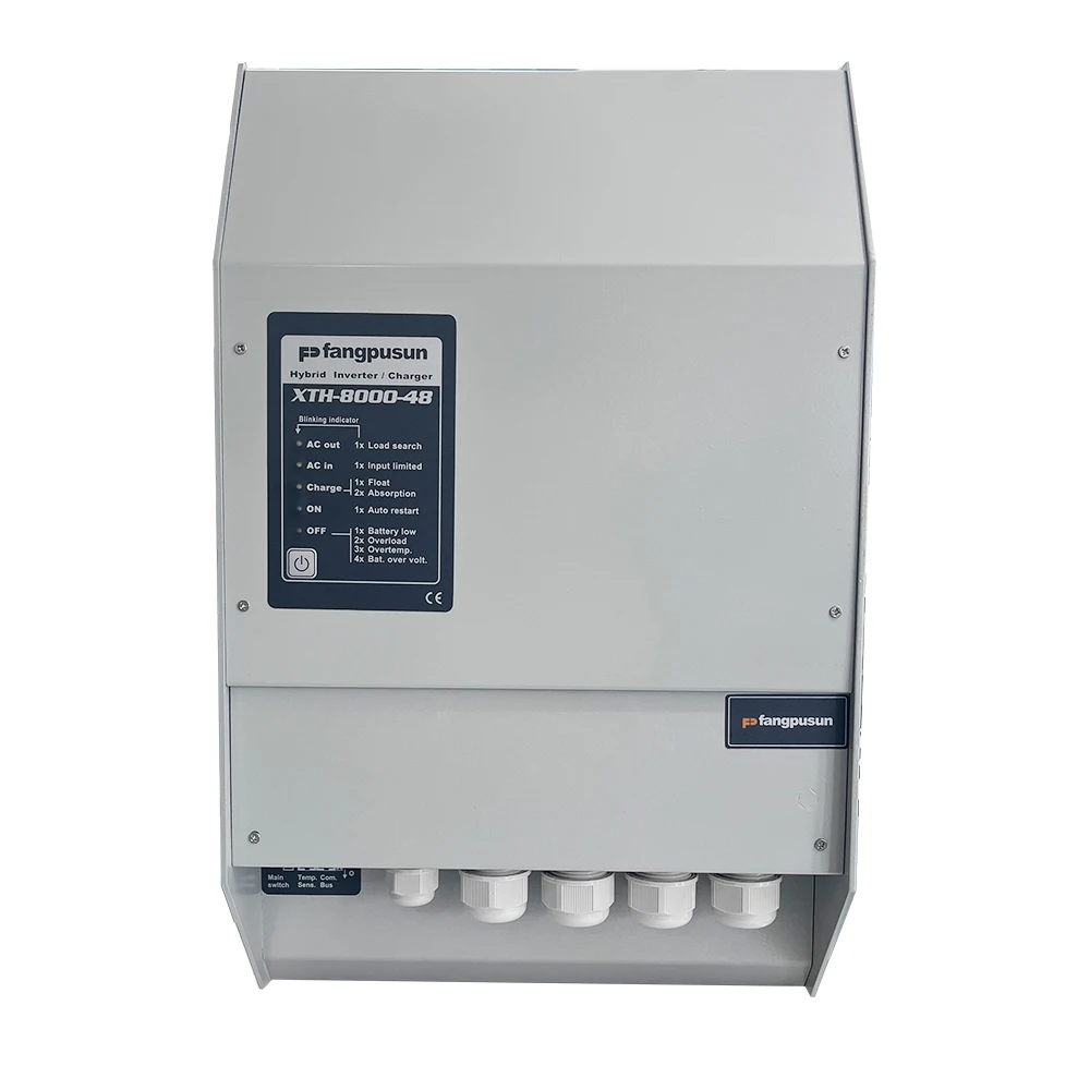 2023 Fangpusun XTH6000-48 Solar Inverter With Battery Charger 48VDC to 230VAC 110VAC 6000w Power Inverter With AC Charger 12KW 1
2023 Fangpusun XTH6000-48 Solar Inverter With Battery Charger 48VDC to 230VAC 110VAC 6000w Power Inverter With AC Charger 12KW 1