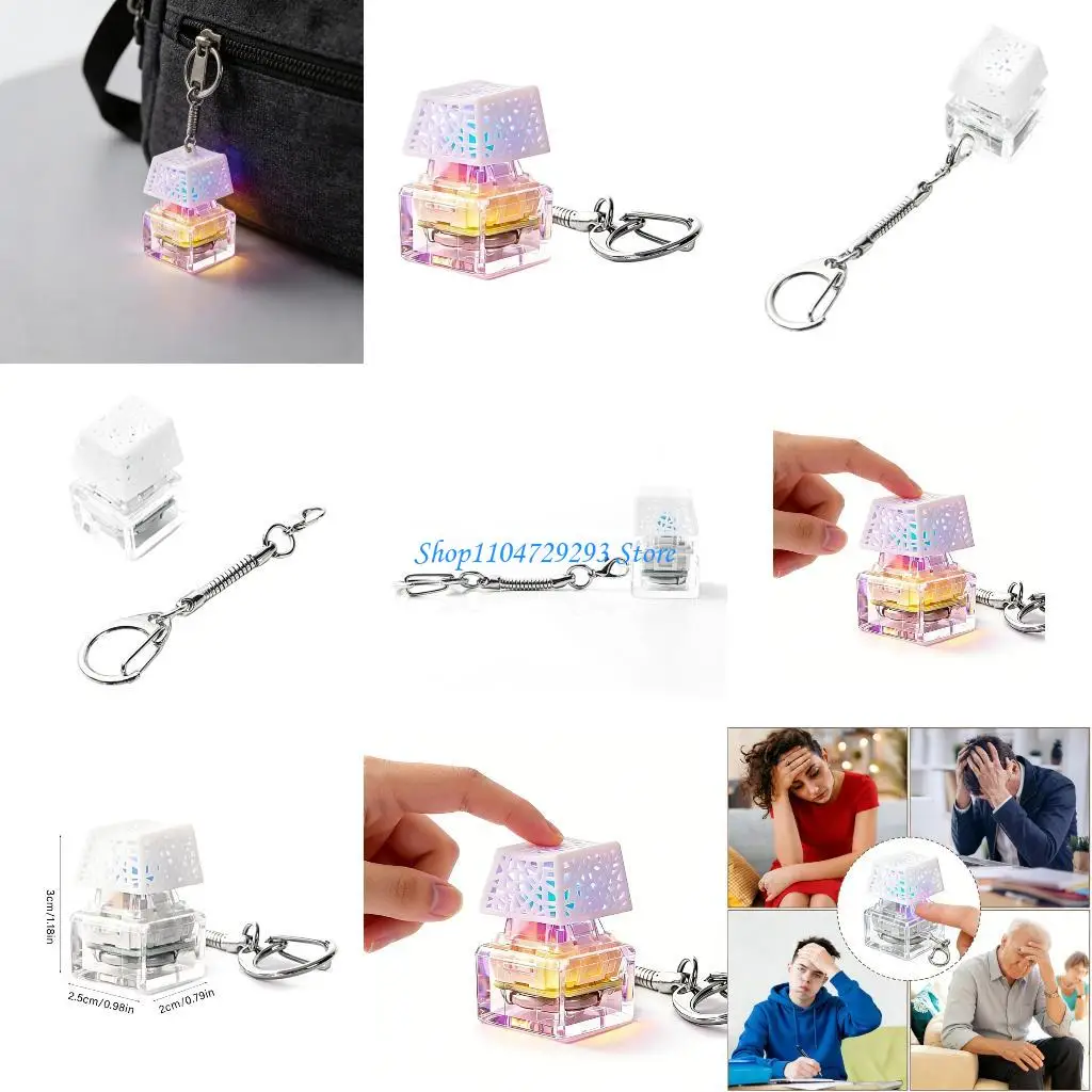 Y2GD LED Illuminated Keyboard Clicks Keychain Keycap Tester For Keyboard Clicks