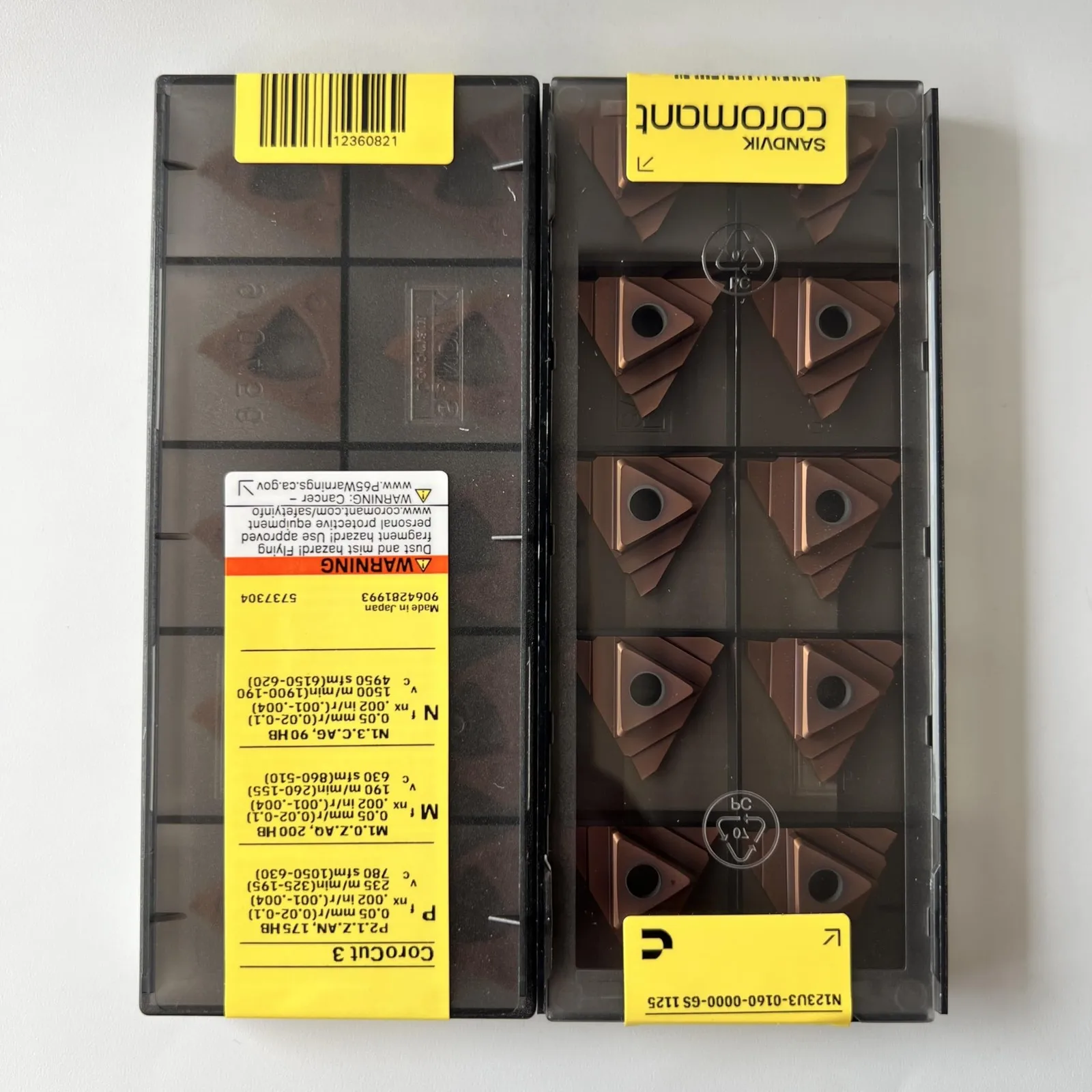 SANDVIK / N123U3-0160-0000-GS 1125 / Оригинальное шведское лезвие из твердого сплава, 10 шт.
SANDVIK / N123U3-0160-0000-GS 1125 / Оригинальное шведское лезвие из твердого сплава, 10 шт.