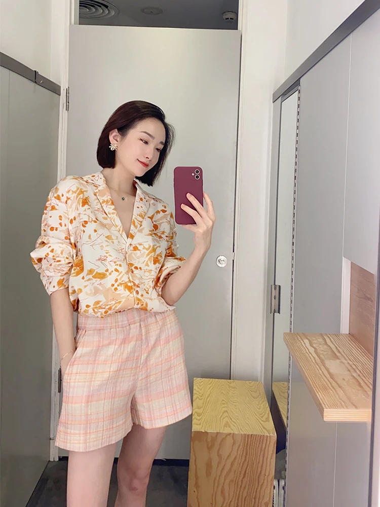 Женская рубашка CS Sle с кубинским воротником, длинным рукавом и принтом, тонкая, в повседневном стиле, для работы и отдыха, весна-осень, новая модная коллекция
Женская рубашка CS Sle с кубинским воротником, длинным рукавом и принтом, тонкая, в повседневном стиле, для работы и отдыха, весна-осень, новая модная коллекция