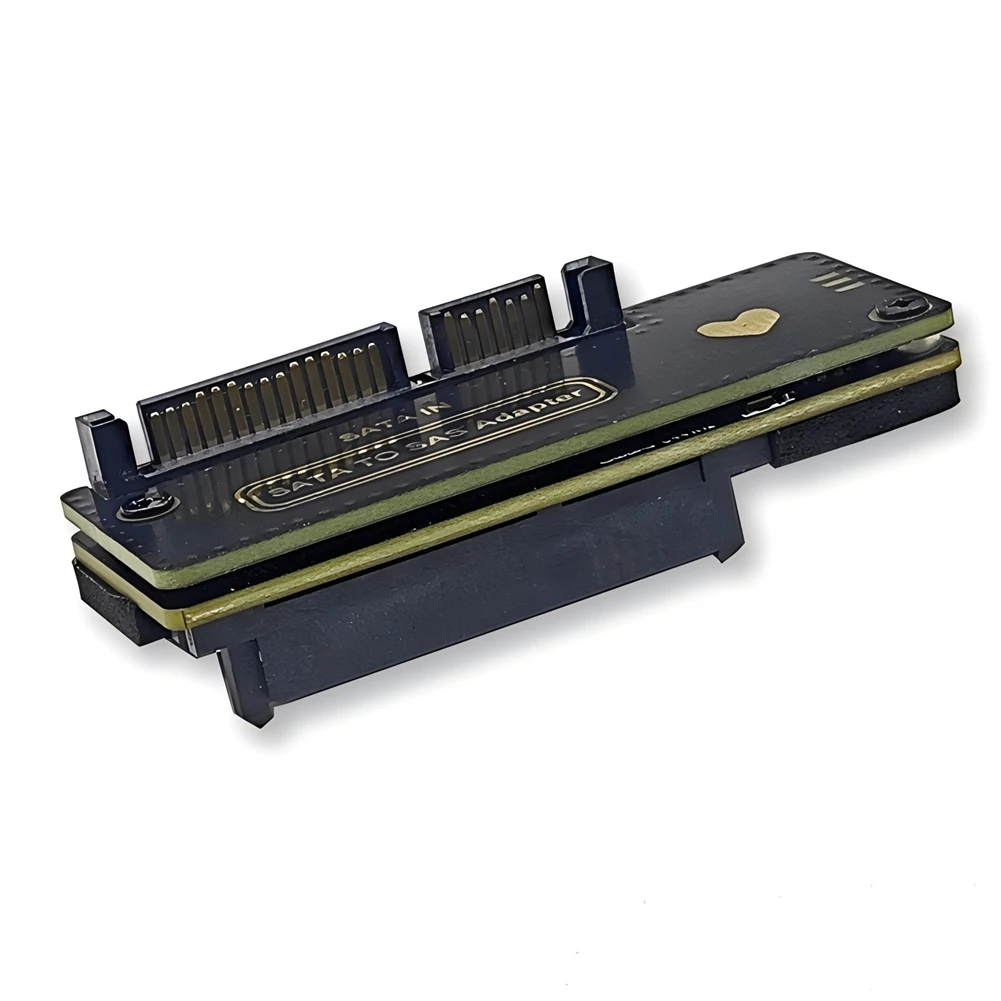 ATP-SATA to SAS Expansion Card Adapter 6Gbps SATA (7&15)22Pin Male to SAS 29Pin Female Expansion Card for 2.5inch 3.5inch
ATP-SATA to SAS Expansion Card Adapter 6Gbps SATA (7&15)22Pin Male to SAS 29Pin Female Expansion Card for 2.5inch 3.5inch