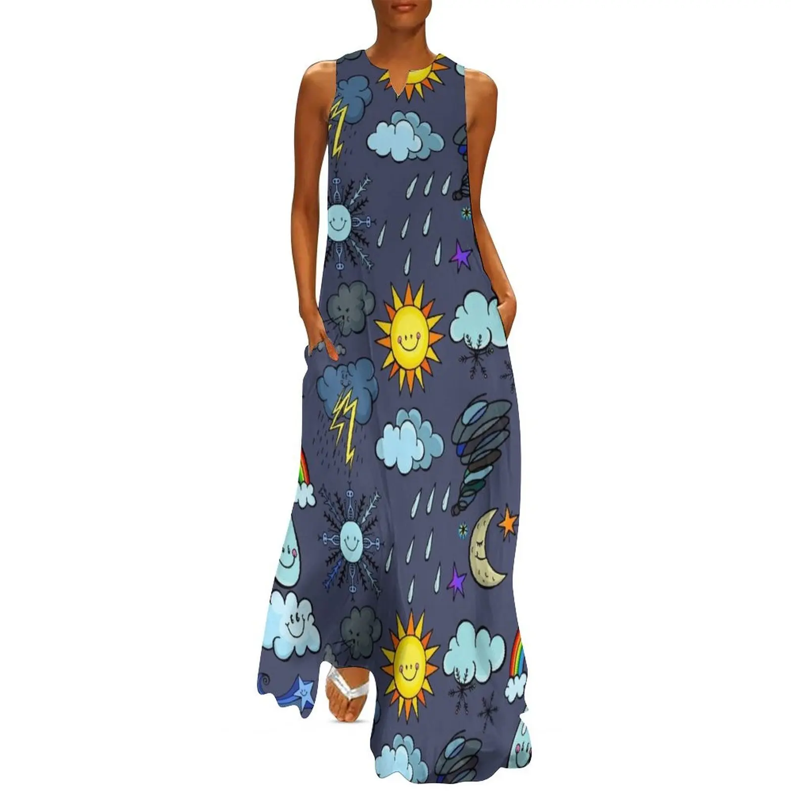Weather Doodles Long Dress women's evening dresses 2025 summer dress Summer dresses for women summer women's suit Dress
Weather Doodles Long Dress women's evening dresses 2025 summer dress Summer dresses for women summer women's suit Dress