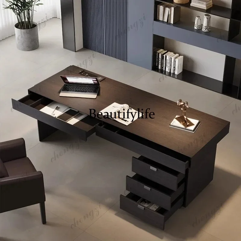 BBB Italian Minimalist Study Office Desk Modern Smoked Wood Writing High Office Desk Designer Computer Office Furniture
BBB Italian Minimalist Study Office Desk Modern Smoked Wood Writing High Office Desk Designer Computer Office Furniture